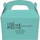 Just the Love Facts Gable Favor Boxes Image 1 of 4
